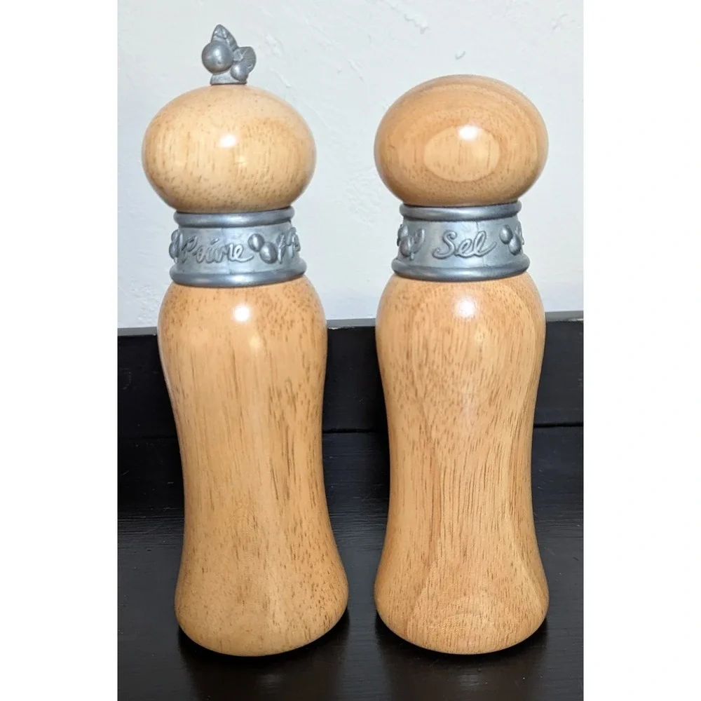 Marche Bamboo Matching Salt & Pepper Mill‎ 8